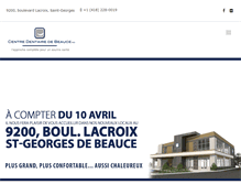 Tablet Screenshot of centredentairedebeauce.com